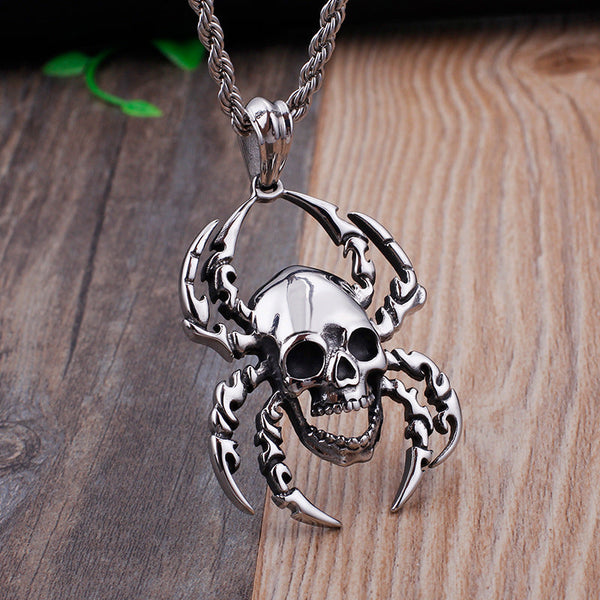 Spider Necklace (Steel)