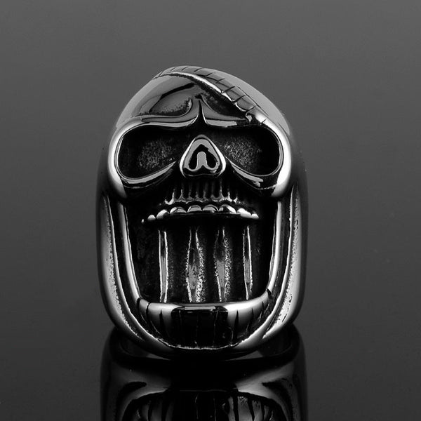 Cap Lifter Skull Ring (Steel)