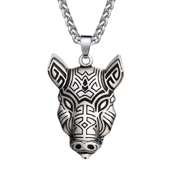 Viking Animal Head Pendant