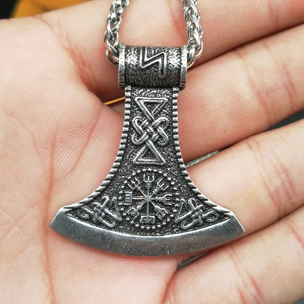 Viking Ax Pendant Necklace