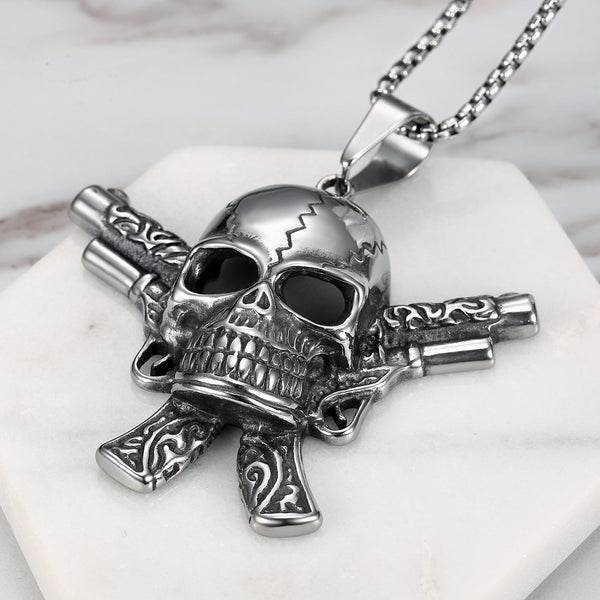 Guns Necklace (Steel)