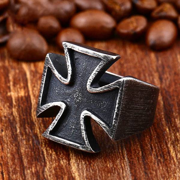 Cross Ring - Maltese - Sizes 7-13 - R192