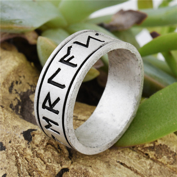 Viking Rune Alphabet Ring