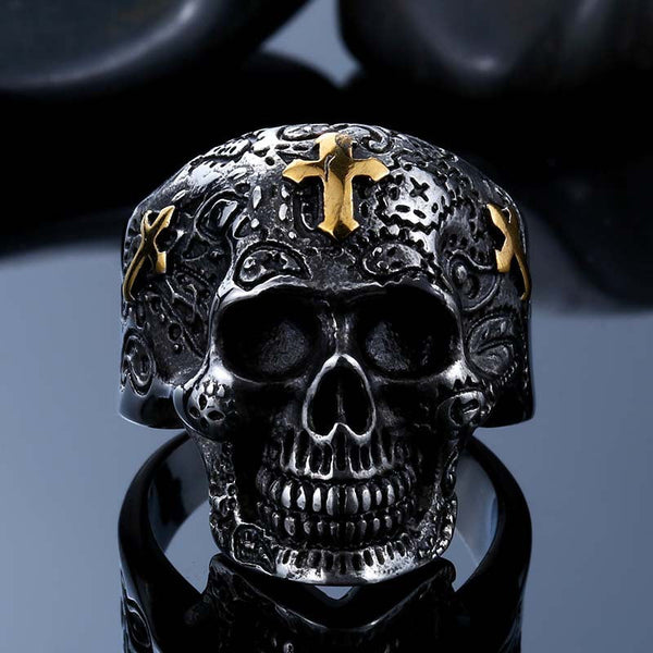 Holy Skull Ring (Steel)