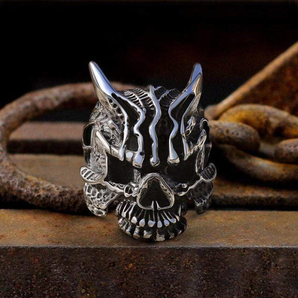 Asura Stainless Steel Skull Ring