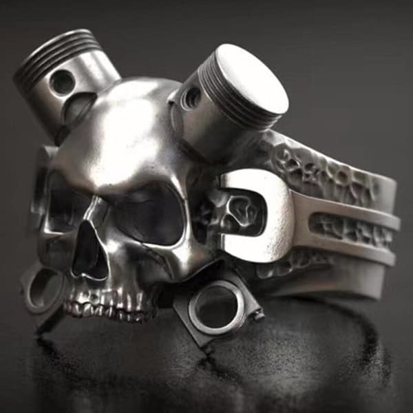 Biker Steampunk Ring