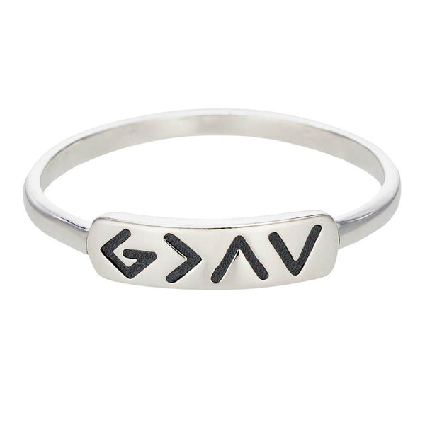 God Is Greater Than The Highs And Lows Ring