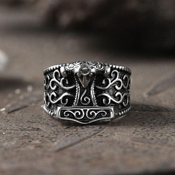 Mjöllnir hammer Stainless Steel Viking Ring