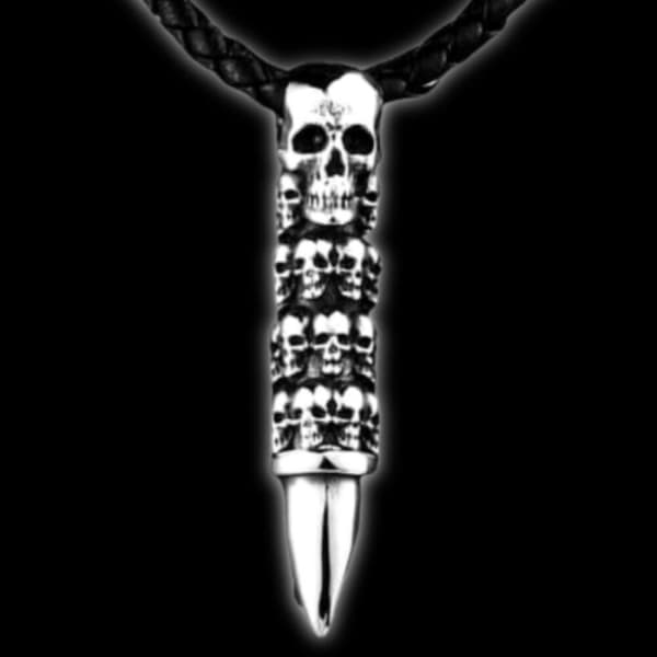 Skull Bullet Necklace