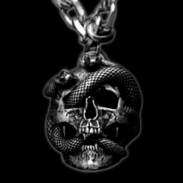 Snake Skull Necklace "Anaconda"