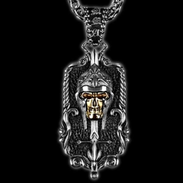 Warrior Skull Necklace